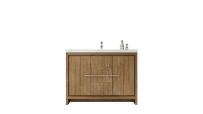 Dolce 48" Freestanding Bathroom Vanity with Reinforced Acrylic Integrated Sink Top