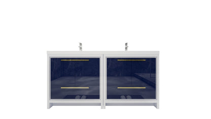 Dolce 72" Freestanding Bathroom Vanity with Reinforced Acrylic Integrated Sink Top