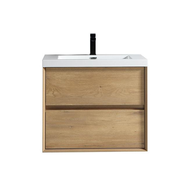 Kingdee 36" Wall Mounted Bathroom Vanity with Reinforced Acrylic Integrated Sink Top