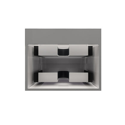 Max 24" Wall Mounted Bathroom Vanity with Reinforced Acrylic Integrated Sink Top