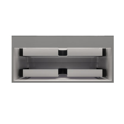 Max 42" Wall Mounted Bathroom Vanity with Reinforced Acrylic Integrated Sink Top