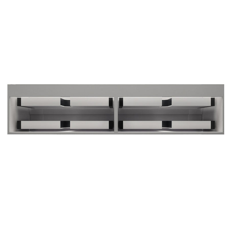 Max 84" Wall Mounted Bathroom Vanity with Reinforced Acrylic Integrated Sink Top