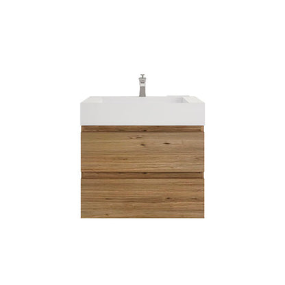 Monterey 30" Wall Mounted Bathroom Vanity with Reinforced Acrylic Integrated Sink Top