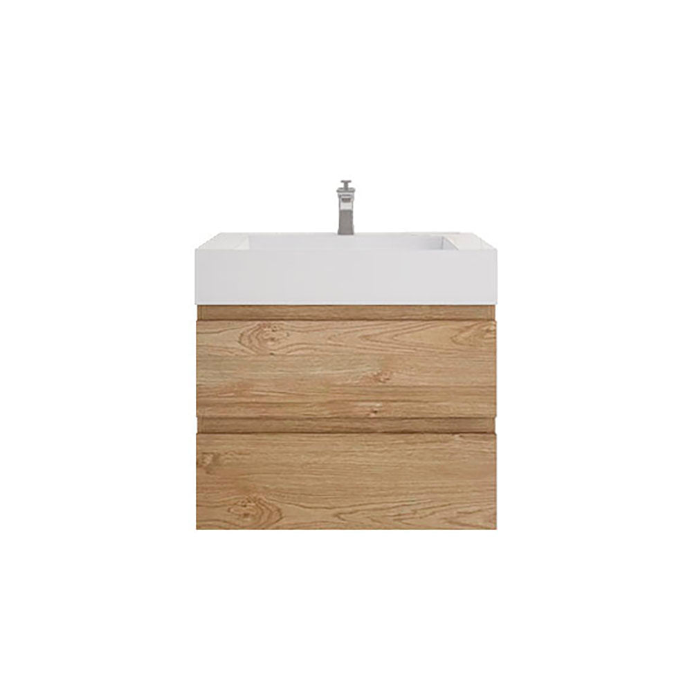 Monterey 30" Wall Mounted Bathroom Vanity with Reinforced Acrylic Integrated Sink Top