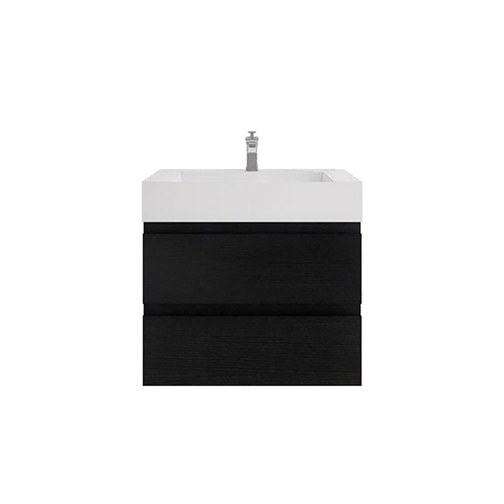 Monterey 30" Wall Mounted Bathroom Vanity with Reinforced Acrylic Integrated Sink Top