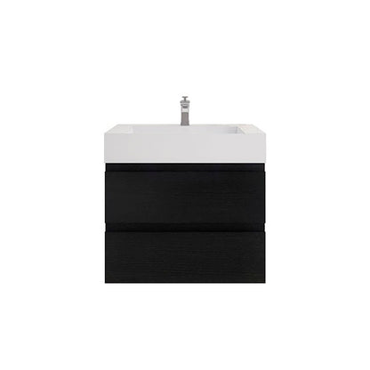 Monterey 30" Wall Mounted Bathroom Vanity with Reinforced Acrylic Integrated Sink Top