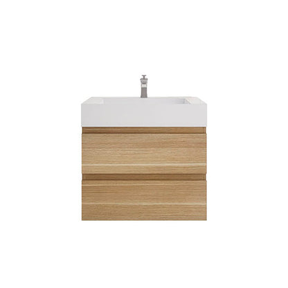 Monterey 30" Wall Mounted Bathroom Vanity with Reinforced Acrylic Integrated Sink Top