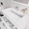 Monterey 36" Wall Mounted Bathroom Vanity with Reinforced Acrylic Integrated Sink Top