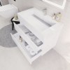 Monterey 36" Wall Mounted Bathroom Vanity with Reinforced Acrylic Integrated Sink Top