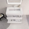 Monterey 36" Wall Mounted Bathroom Vanity with Reinforced Acrylic Integrated Sink Top