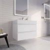 Monterey 36" Wall Mounted Bathroom Vanity with Reinforced Acrylic Integrated Sink Top