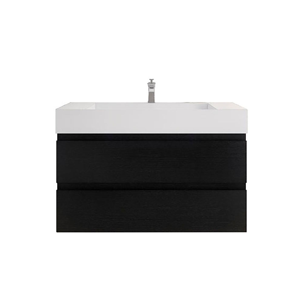 Monterey 42" Wall Mounted Bathroom Vanity with Reinforced Acrylic Integrated Sink Top
