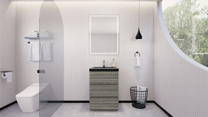 Stanley 24" Freestanding Bathroom Vanity with Reinforced Acrylic Integrated Sink Top