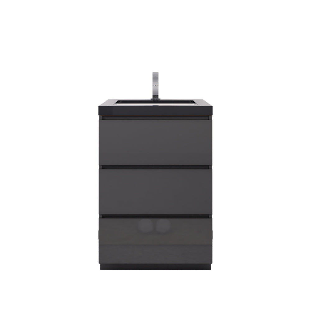 Stanley 24" Freestanding Bathroom Vanity with Reinforced Acrylic Integrated Sink Top