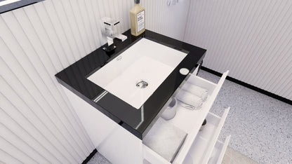 Stanley 24" Freestanding Bathroom Vanity with Reinforced Acrylic Integrated Sink Top
