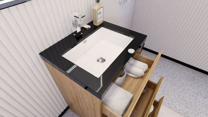 Stanley 24" Freestanding Bathroom Vanity with Reinforced Acrylic Integrated Sink Top