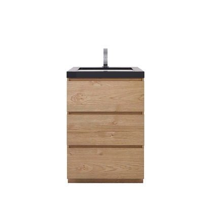 Stanley 24" Freestanding Bathroom Vanity with Reinforced Acrylic Integrated Sink Top