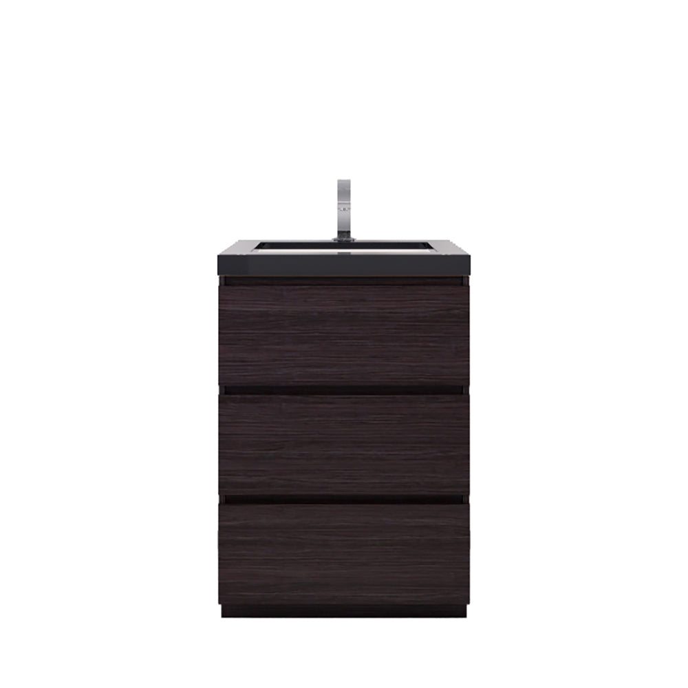 Stanley 24" Freestanding Bathroom Vanity with Reinforced Acrylic Integrated Sink Top