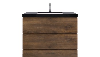 Stanley 30" Freestanding Bathroom Vanity with Reinforced Acrylic Integrated Sink Top