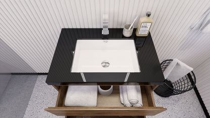 Stanley 30" Freestanding Bathroom Vanity with Reinforced Acrylic Integrated Sink Top