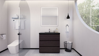 Stanley 36" Freestanding Bathroom Vanity with Reinforced Acrylic Integrated Sink Top