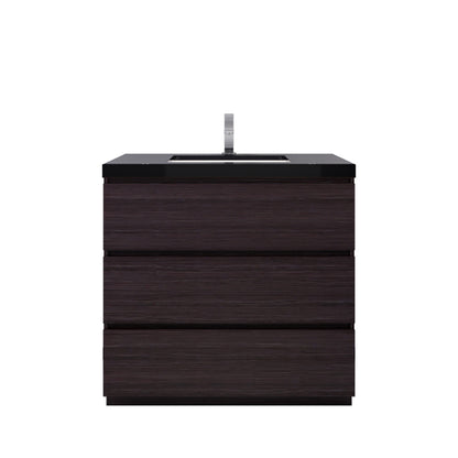 Stanley 36" Freestanding Bathroom Vanity with Reinforced Acrylic Integrated Sink Top