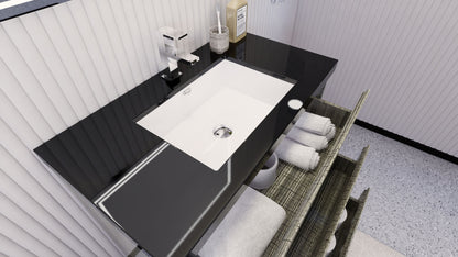 Stanley 36" Freestanding Bathroom Vanity with Reinforced Acrylic Integrated Sink Top