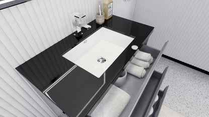 Stanley 36" Freestanding Bathroom Vanity with Reinforced Acrylic Integrated Sink Top