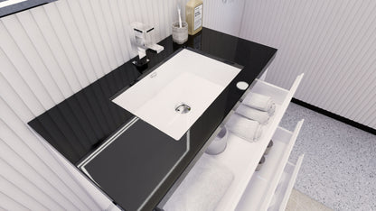 Stanley 36" Freestanding Bathroom Vanity with Reinforced Acrylic Integrated Sink Top