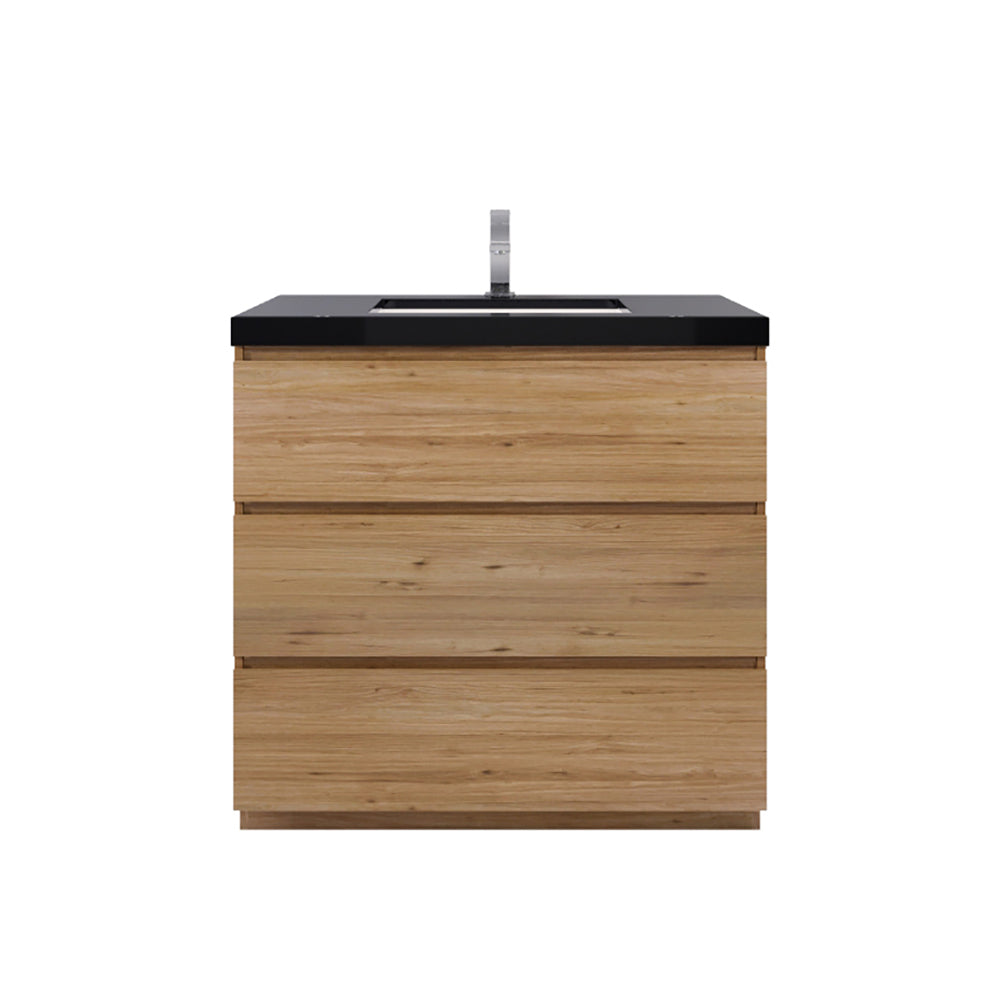 Stanley 36" Freestanding Bathroom Vanity with Reinforced Acrylic Integrated Sink Top