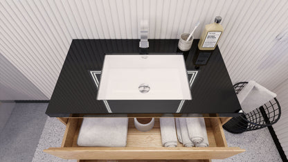 Stanley 36" Freestanding Bathroom Vanity with Reinforced Acrylic Integrated Sink Top
