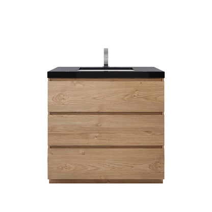 Stanley 36" Freestanding Bathroom Vanity with Reinforced Acrylic Integrated Sink Top