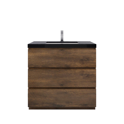 Stanley 36" Freestanding Bathroom Vanity with Reinforced Acrylic Integrated Sink Top