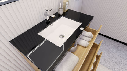 Stanley 36" Freestanding Bathroom Vanity with Reinforced Acrylic Integrated Sink Top