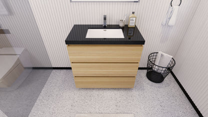 Stanley 36" Freestanding Bathroom Vanity with Reinforced Acrylic Integrated Sink Top