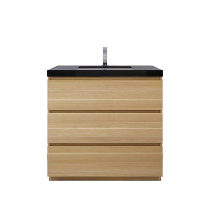 Stanley 36" Freestanding Bathroom Vanity with Reinforced Acrylic Integrated Sink Top