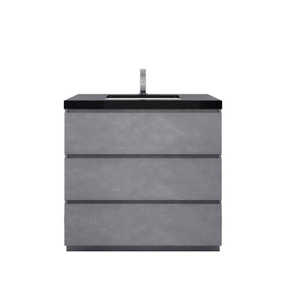 Stanley 36" Freestanding Bathroom Vanity with Reinforced Acrylic Integrated Sink Top