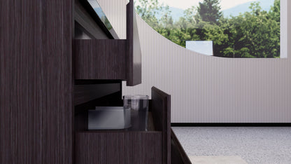 Stanley 36" Freestanding Bathroom Vanity with Reinforced Acrylic Integrated Sink Top