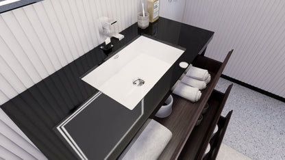 Stanley 42" Freestanding Bathroom Vanity with Reinforced Acrylic Integrated Sink Top
