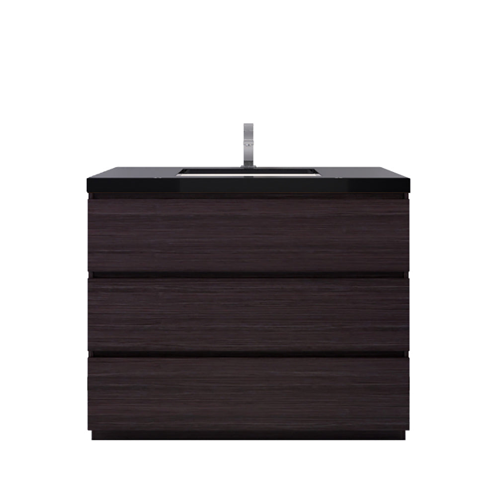 Stanley 42" Freestanding Bathroom Vanity with Reinforced Acrylic Integrated Sink Top