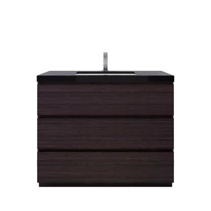 Stanley 42" Freestanding Bathroom Vanity with Reinforced Acrylic Integrated Sink Top