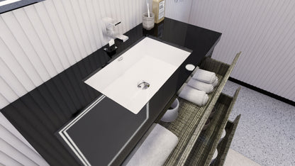 Stanley 42" Freestanding Bathroom Vanity with Reinforced Acrylic Integrated Sink Top