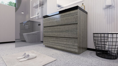 Stanley 42" Freestanding Bathroom Vanity with Reinforced Acrylic Integrated Sink Top