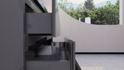 Stanley 42" Freestanding Bathroom Vanity with Reinforced Acrylic Integrated Sink Top