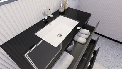 Stanley 42" Freestanding Bathroom Vanity with Reinforced Acrylic Integrated Sink Top