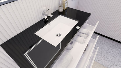 Stanley 42" Freestanding Bathroom Vanity with Reinforced Acrylic Integrated Sink Top