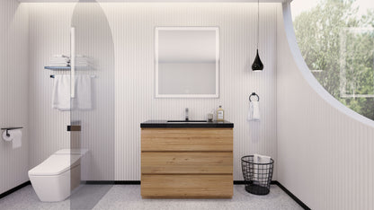 Stanley 42" Freestanding Bathroom Vanity with Reinforced Acrylic Integrated Sink Top