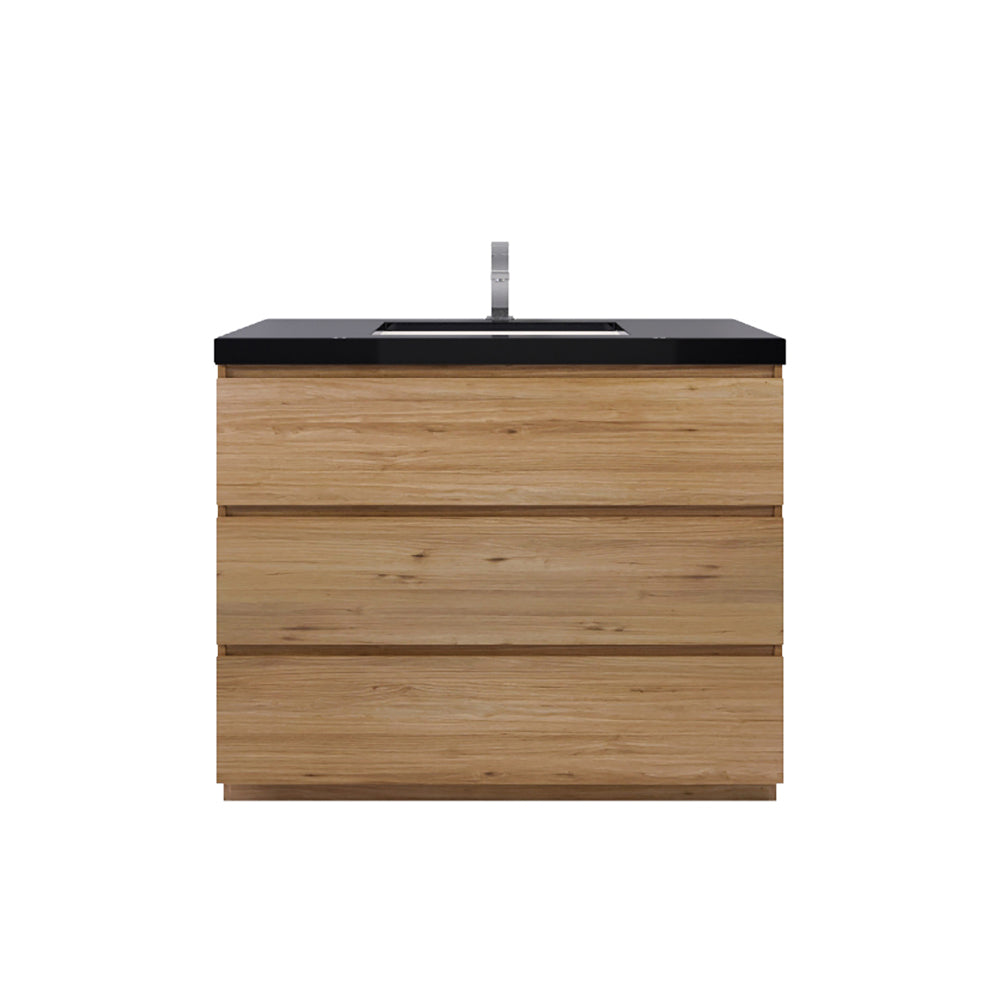 Stanley 42" Freestanding Bathroom Vanity with Reinforced Acrylic Integrated Sink Top