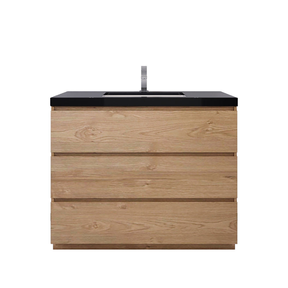 Stanley 42" Freestanding Bathroom Vanity with Reinforced Acrylic Integrated Sink Top