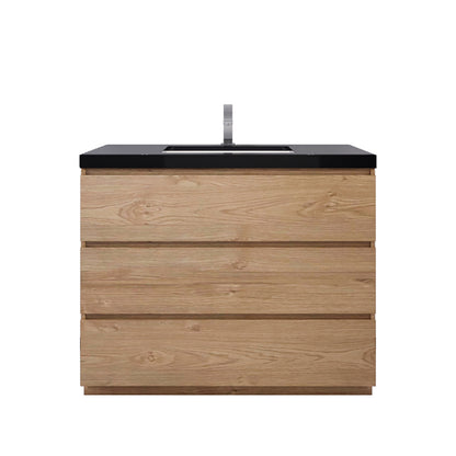 Stanley 42" Freestanding Bathroom Vanity with Reinforced Acrylic Integrated Sink Top